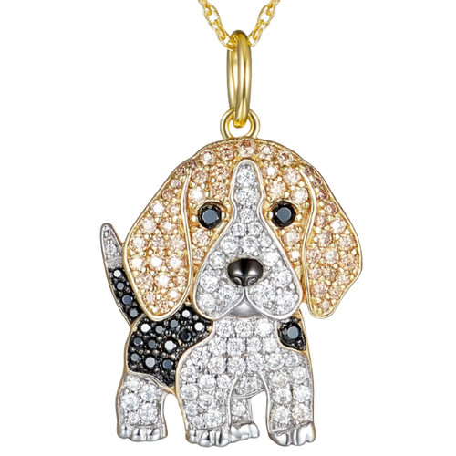 Collana con ciondolo cane