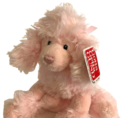 Peluche cane barboncino rosa