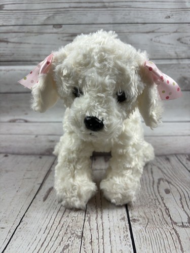 Peluche barboncino bianco - peluche,